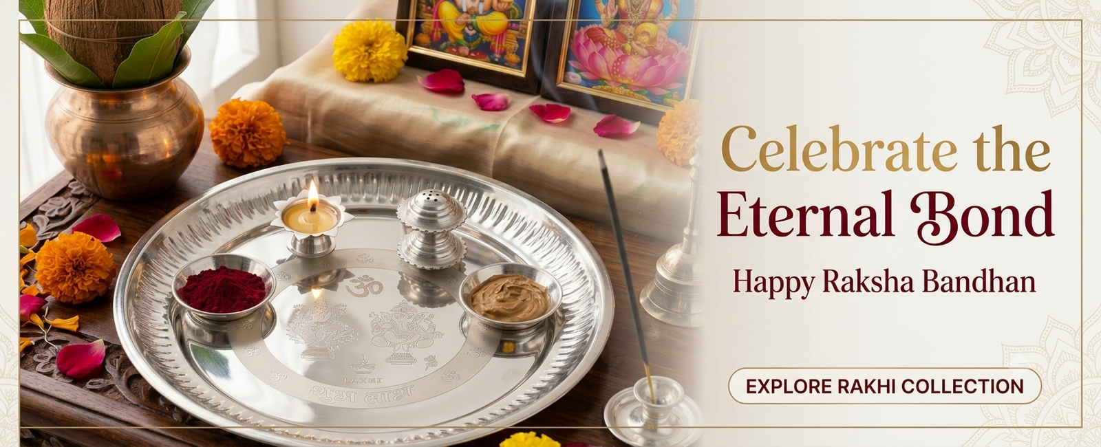 tka108 pooja plate